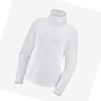 Sudadera Con Capucha Salomon ESSENTIAL LIGHTWARM Mujer Blancos | MX 2528SGL